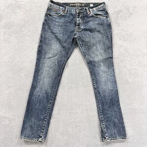 Mavi‎ Jeans Yves Low Rise Skinny 37x33 Blue Denim Mens